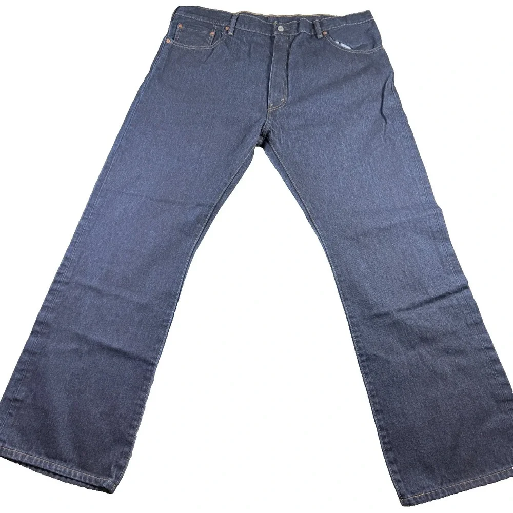 Levi's 517 Bootcut Jeans Mens 42x32 Dark Wash Denim Western Cowboy